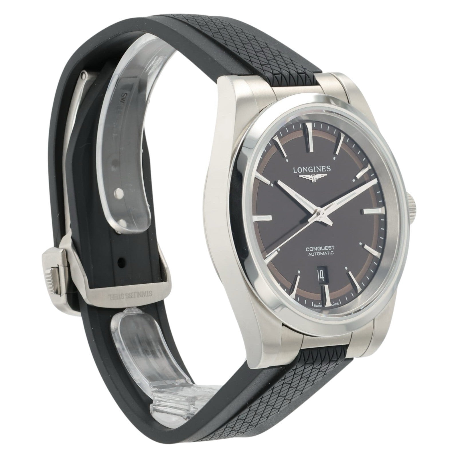 Longines Conquest Black Dial Stainless Steel 41mm Automatic Men’s Watch L3.830.4