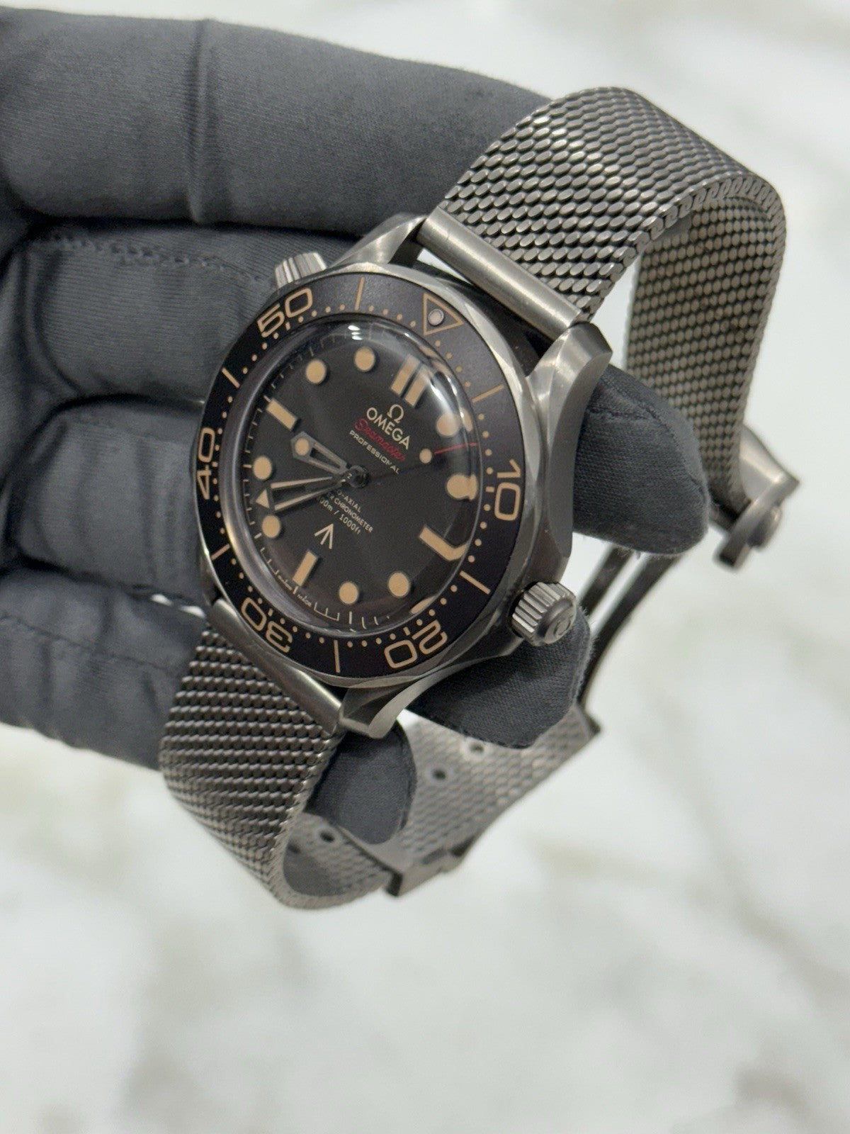 Omega Seamaster NTTD James Bond 007 “No Time To Die” Watch 210.90.42.20.01.001