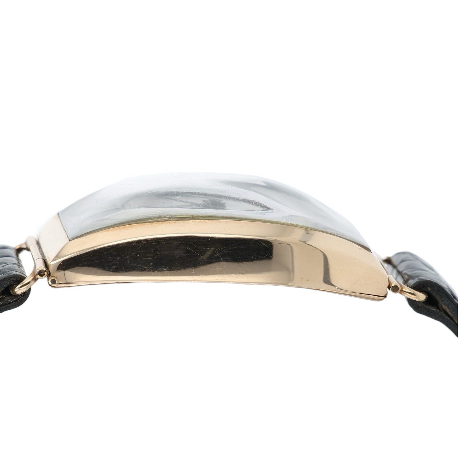 Omega 1920s Rose Gold Tonneau Vintage Wristwatch Manual Wind 583