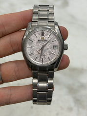 Grand Seiko Heritage Collection “Shunbun” Pink Dial Titanium 40mm Watch SBGA413