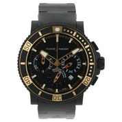 Ulysse Nardin Chronograph Black Dial Steel 46mm Automatic Men’s Watch 353-90