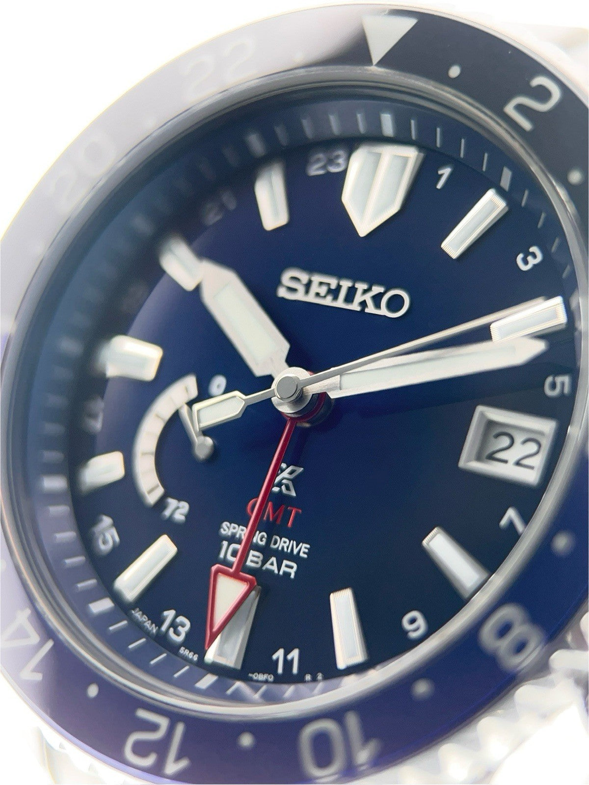 Titanium Blue Seiko Prospex LX GMT Spring Drive SNR033