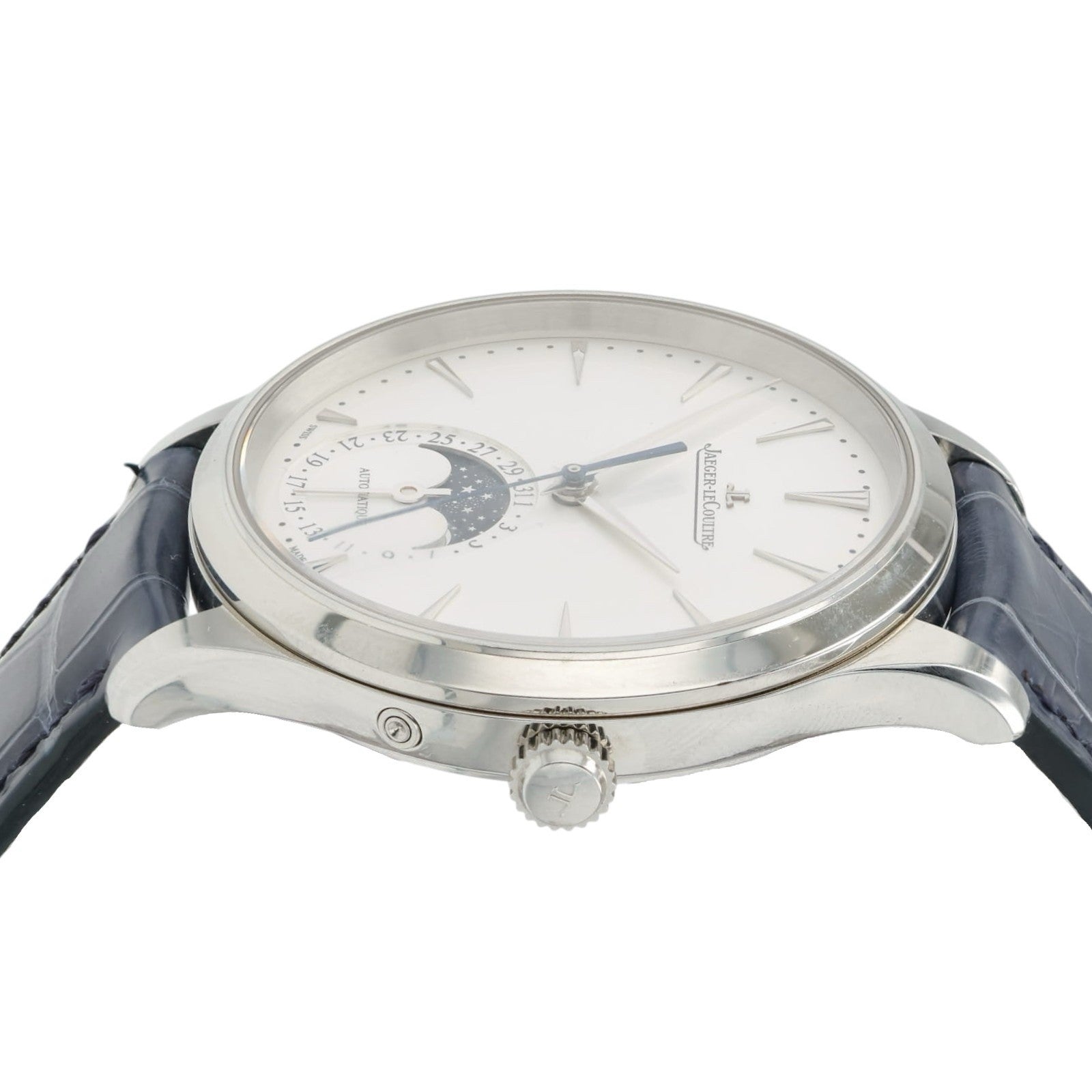 Jaeger-LeCoultre Master Silver Dial Moon Phase Steel 36mm Auto Mens Q1248420