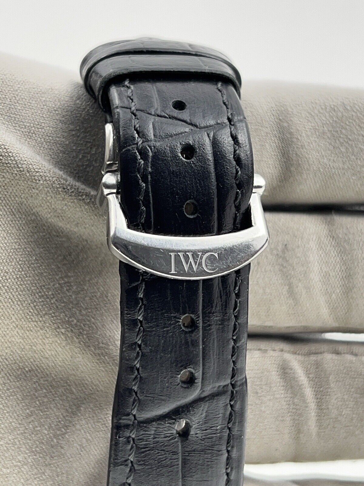 IWC Portofino Chronograph Steel Black 41mm Automatic Men’s Watch IW378303