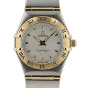 Omega Ladies Constellation MOP Dial 18k Yellow Gold & Steel Watch 1262.70.00