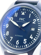 IWC Pilot Laureus Ceramic Blue Dial 41mm Automatic Limited Men's Watch IW328101