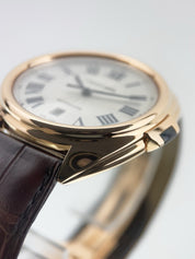 Cartier Cle De Cartier 18k Rose Gold Silver Dial 40mm Automatic Men’s WGCL0004
