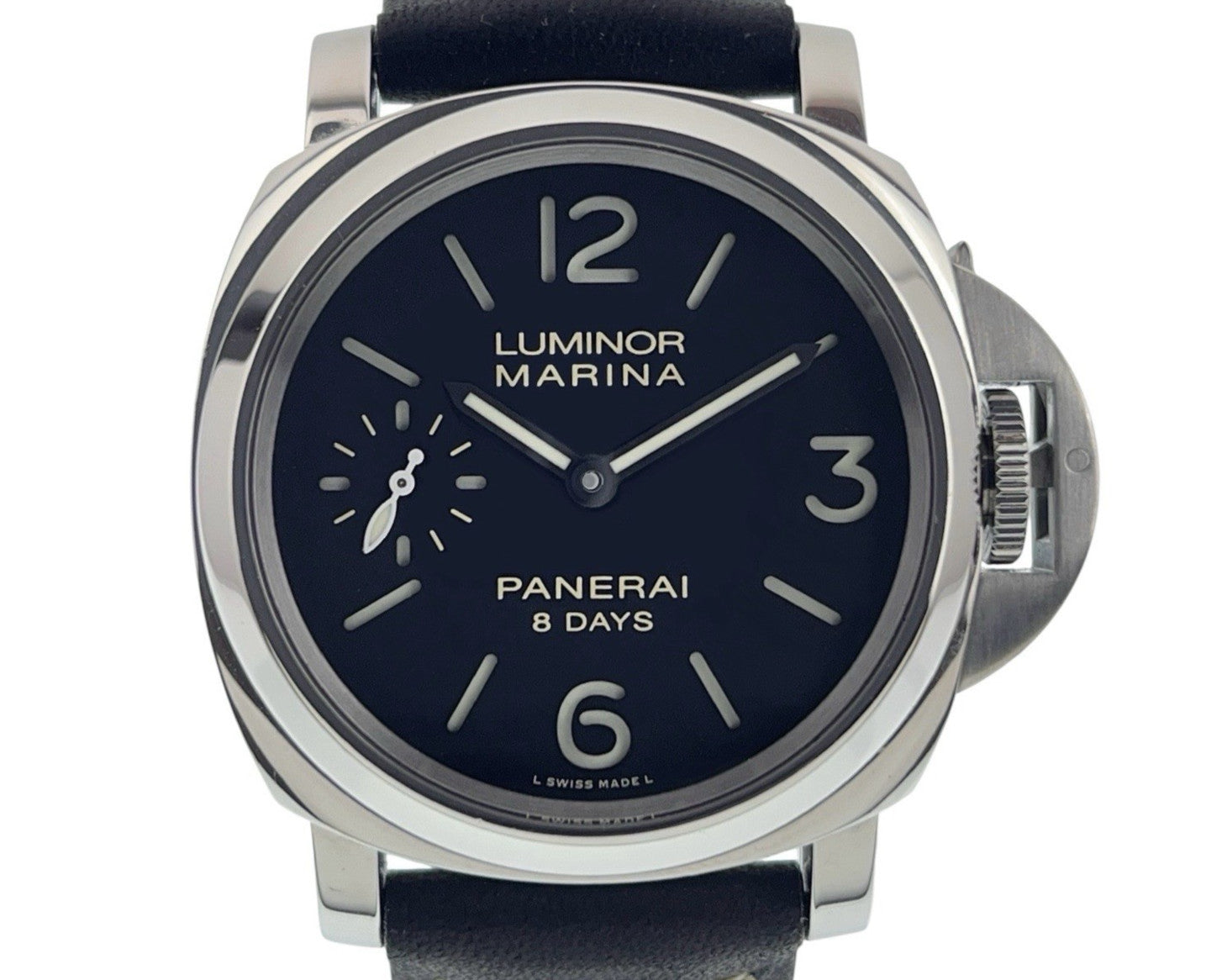 Panerai Luminor Marina Stainless Steel Black Dial 44mm Manual Wind PAM00510