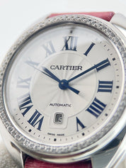 Cartier Cle de Cartier Steel Silver Color Dial 31mm Automatic Women's WSCL0016