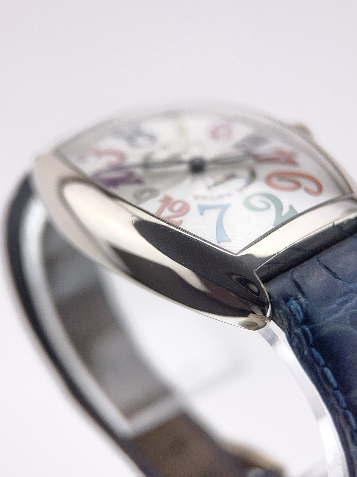 Franck Muller Crazy Hour Color Dreams 18k White Gold 31mm Men's Watch 5850CH