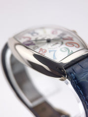 Franck Muller Crazy Hour Color Dreams 18k White Gold 31mm Men's Watch 5850CH