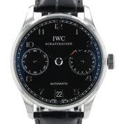 IWC Portuguese 7 Day Men's Black Dial 42mm Automatic Mens Watch - IW500109