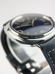 Panerai Radiomir Stainless Steel Blue Dial 45mm Manual Wind Mens Watch PAM01383
