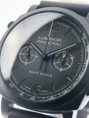 Panerai Luminor Navy Seals Carbon Black Dial 44mm Automatic Men’s Watch PAM01419