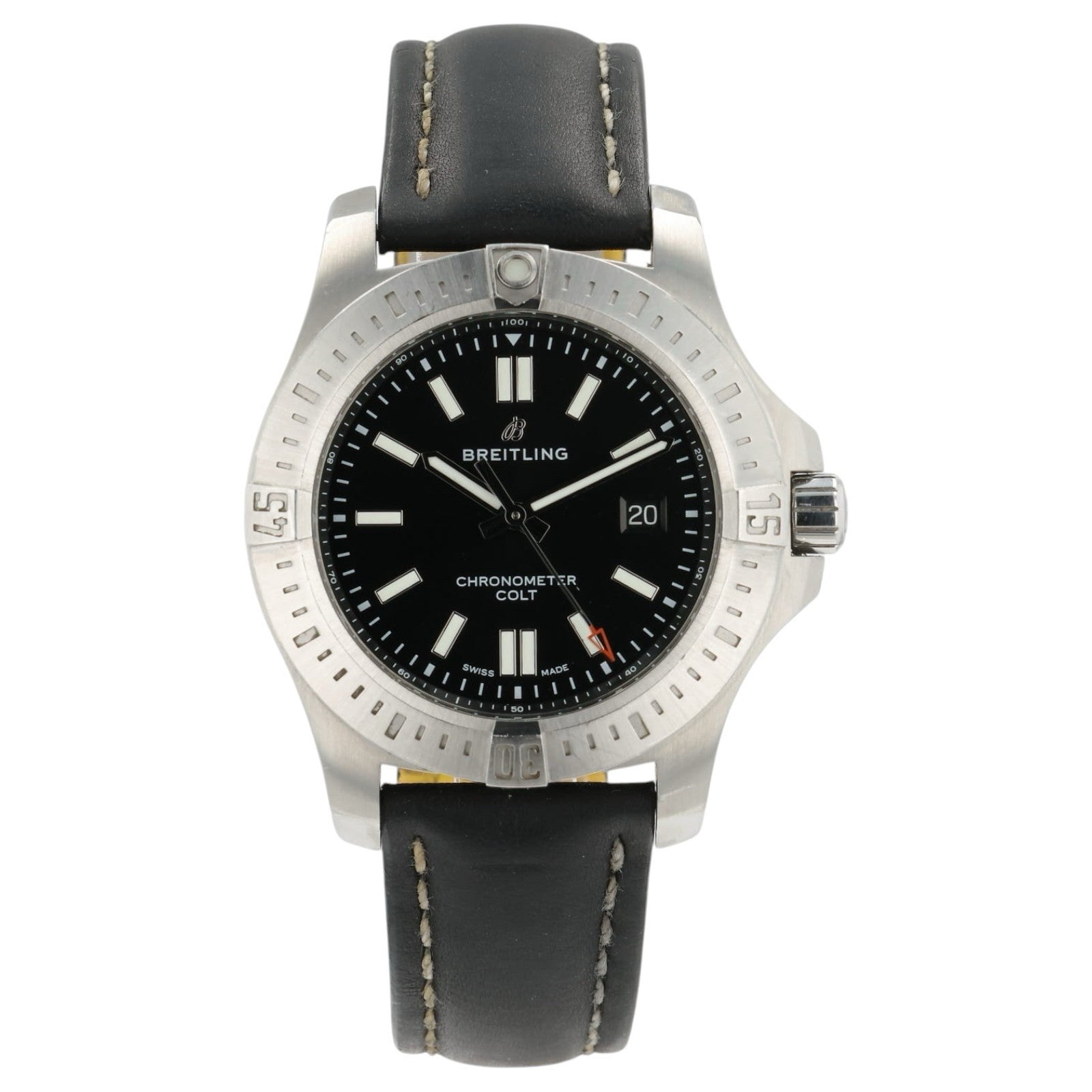 Breitling Colt Black Dial Stainless Steel 44mm Automatic Men’s Watch A17388