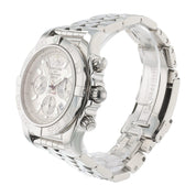 Breitling Chronomat Stainless Steel Silver Dial 44mm Automatic Mens Watch AB0110