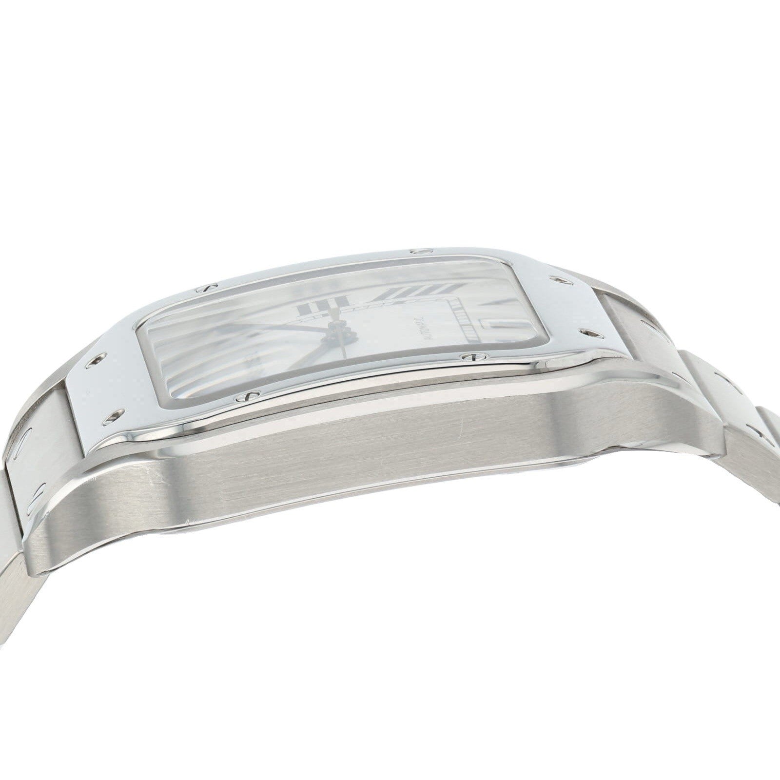 Cartier Santos Stainless Steel Silver Dial 39mm Automatic Men's Watch WSSA0018