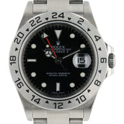 Rolex Explorer II Stainless Steel Black Dial 40mm Automatic Mens Watch 16570