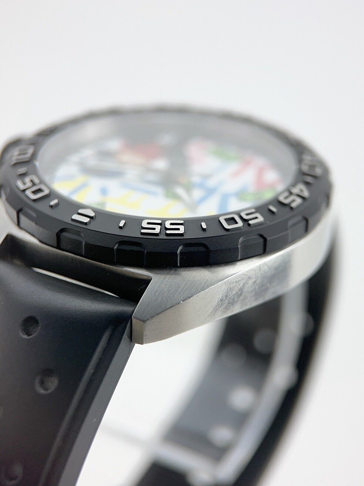 Tag Heuer Steel Formula 1 Alex Monopoly Steel White 41mm Quartz Watch WAZ1119