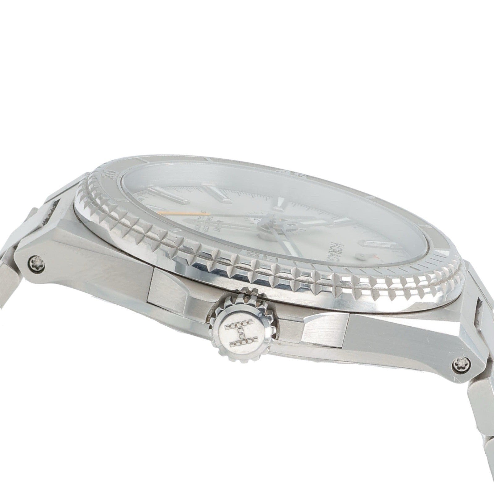 Horage Supersede K2-GMT Stainless Steel Silver Dial 39.5mm Auto Mens Watch