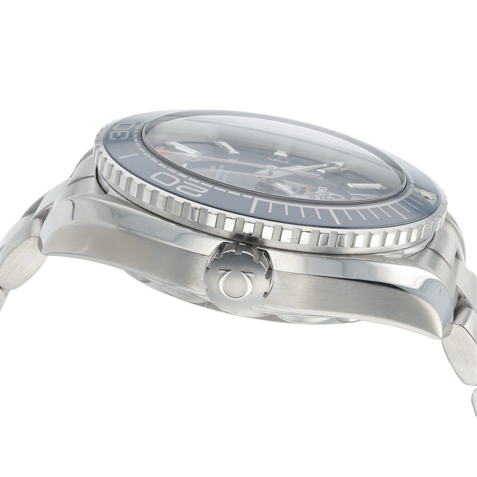 Omega Seamaster Planet Ocean Steel Blue Dial 43.5mn Mens 215.30.44.21.03.001