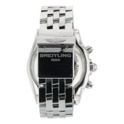 Breitling Chronomat Stainless Steel Silver Dial 44mm Automatic Mens Watch AB0110