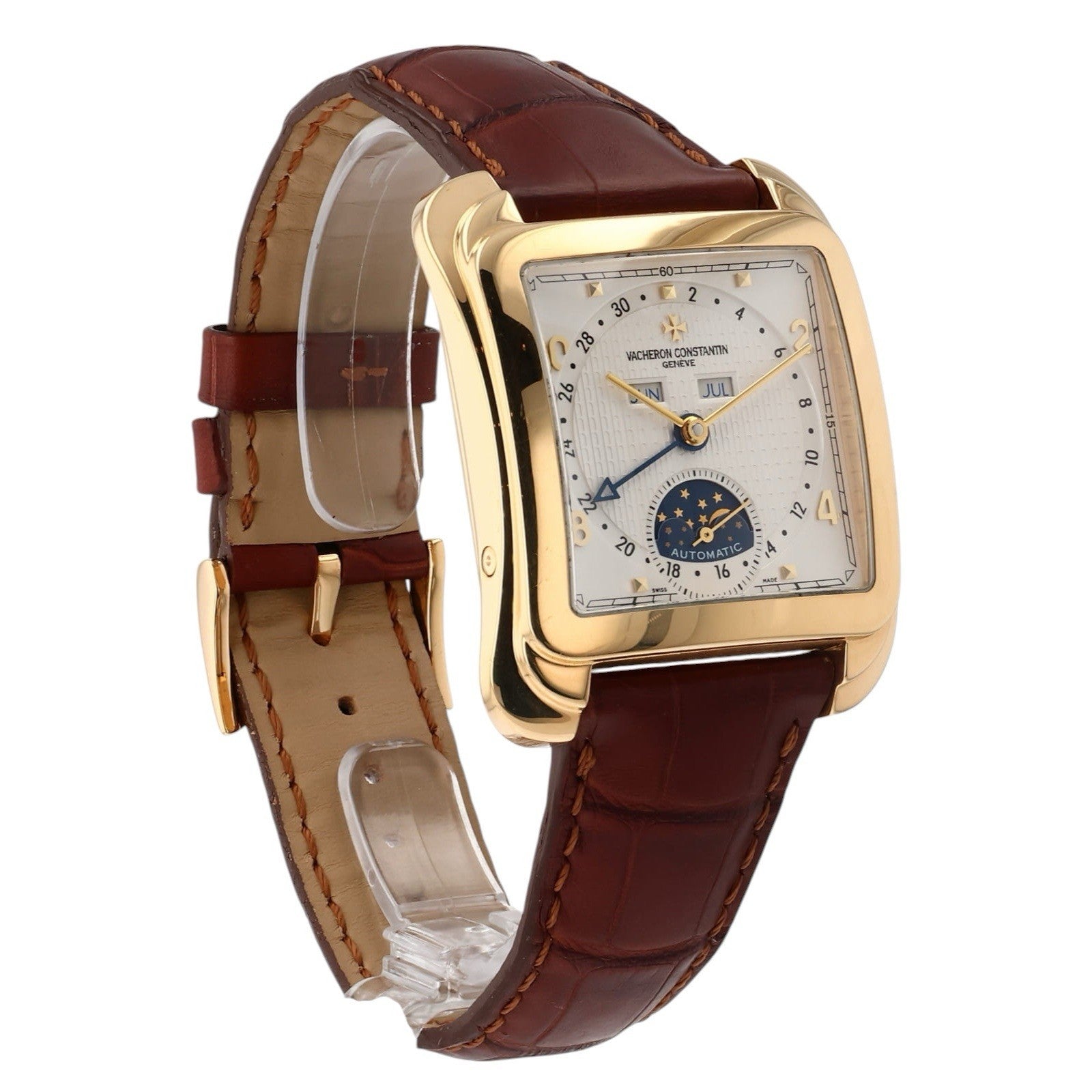 Vacheron Constantin Historiques 18k Yellow Gold 35x41mm Automatic Watch 47300