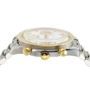 Omega Speedmaster Reduced White Dial 18k Yellow Gold & Steel 39mm Mens 175.0033