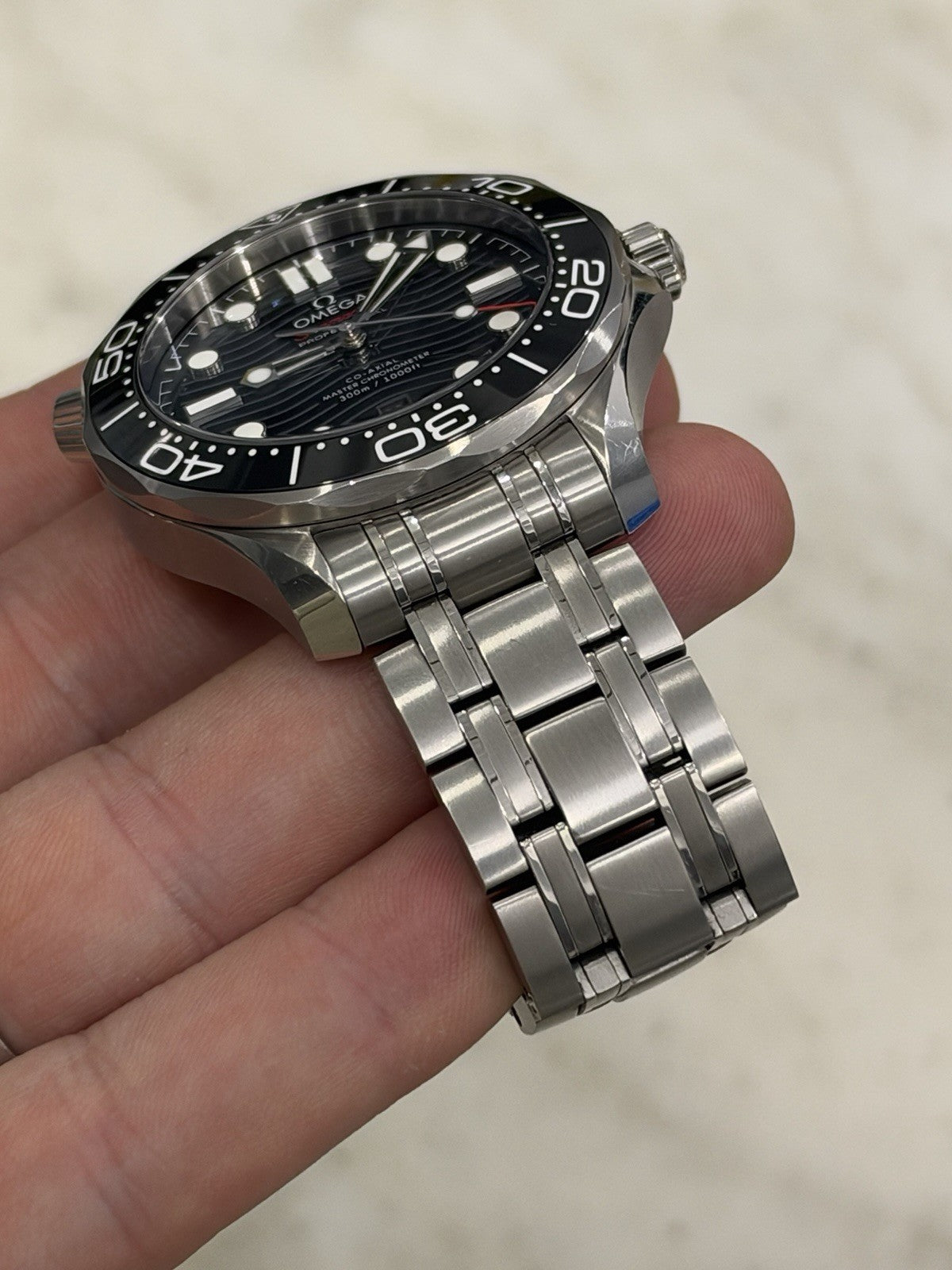 2021 Omega Seamaster 300m Black Ceramic Men's Watch 210.30.42.20.01.001