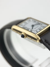Cartier Tank 18k Yellow Gold White Dial Manual Wind Movement Women’s Watch 6711