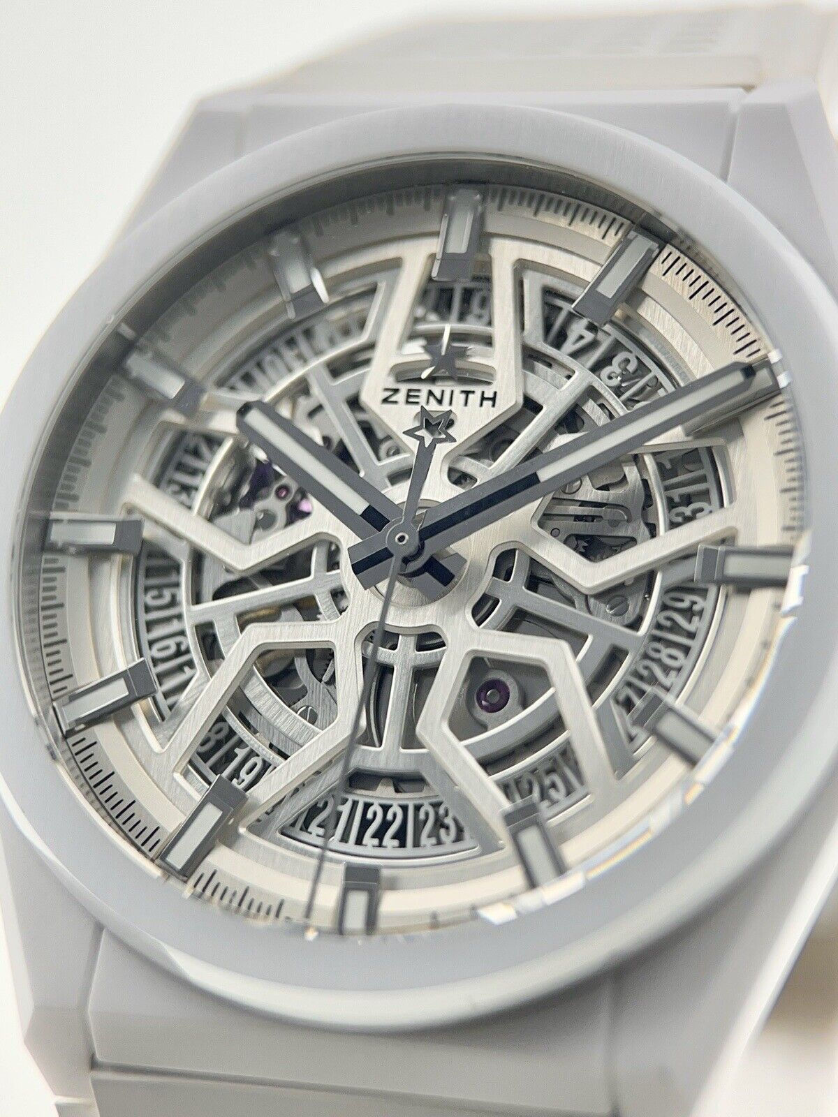 Zenith Defy Skeleton Ceramic White 41mm Automatic Men’s Watch 49.9002.670