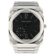 Bulgari Octo-Finissimo Black Dial Stainless Steel 40mm Automatic Mens BGO40SXT