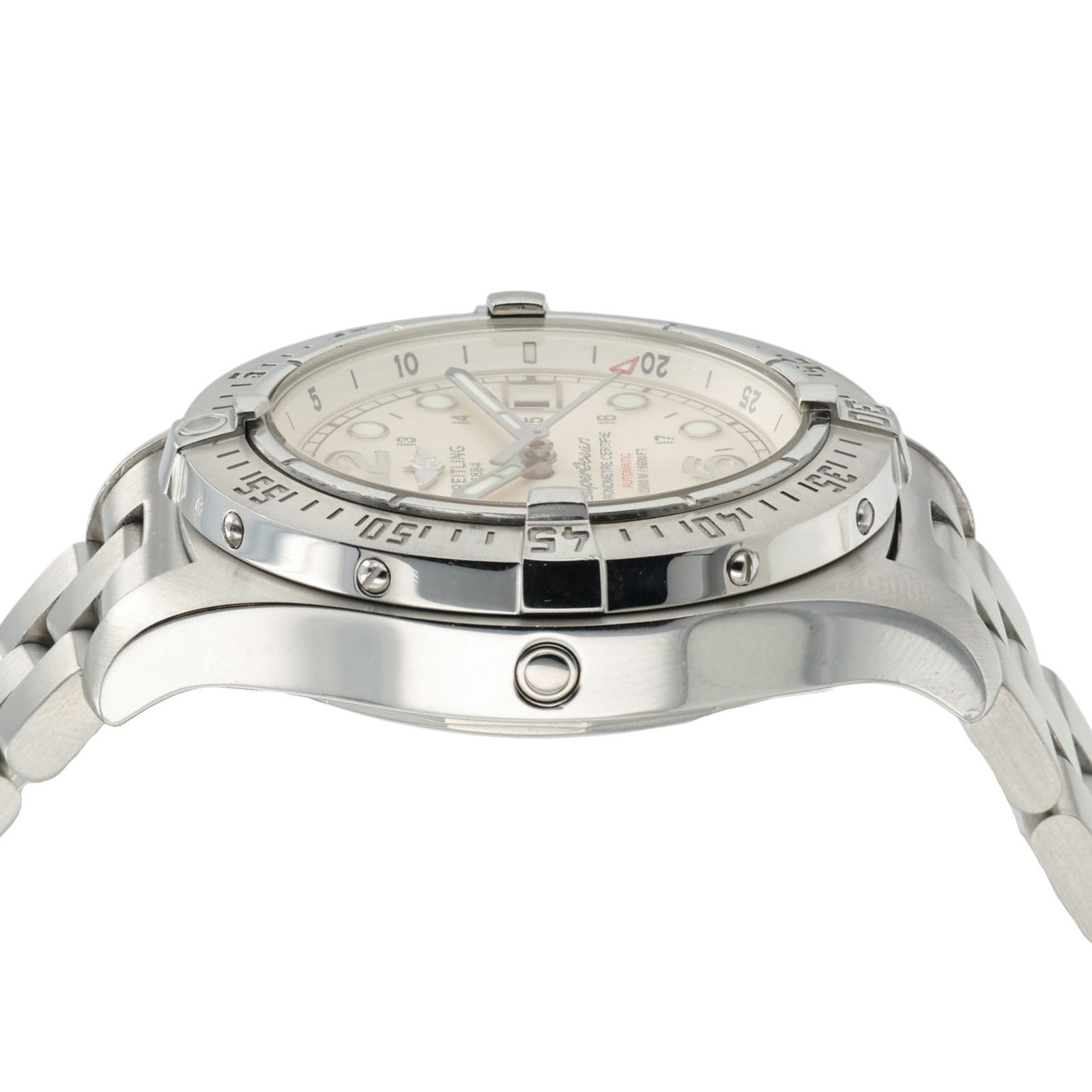 Breitling Super Ocean Steelfish White Dial Steel 44mm Automatic Mens A17390
