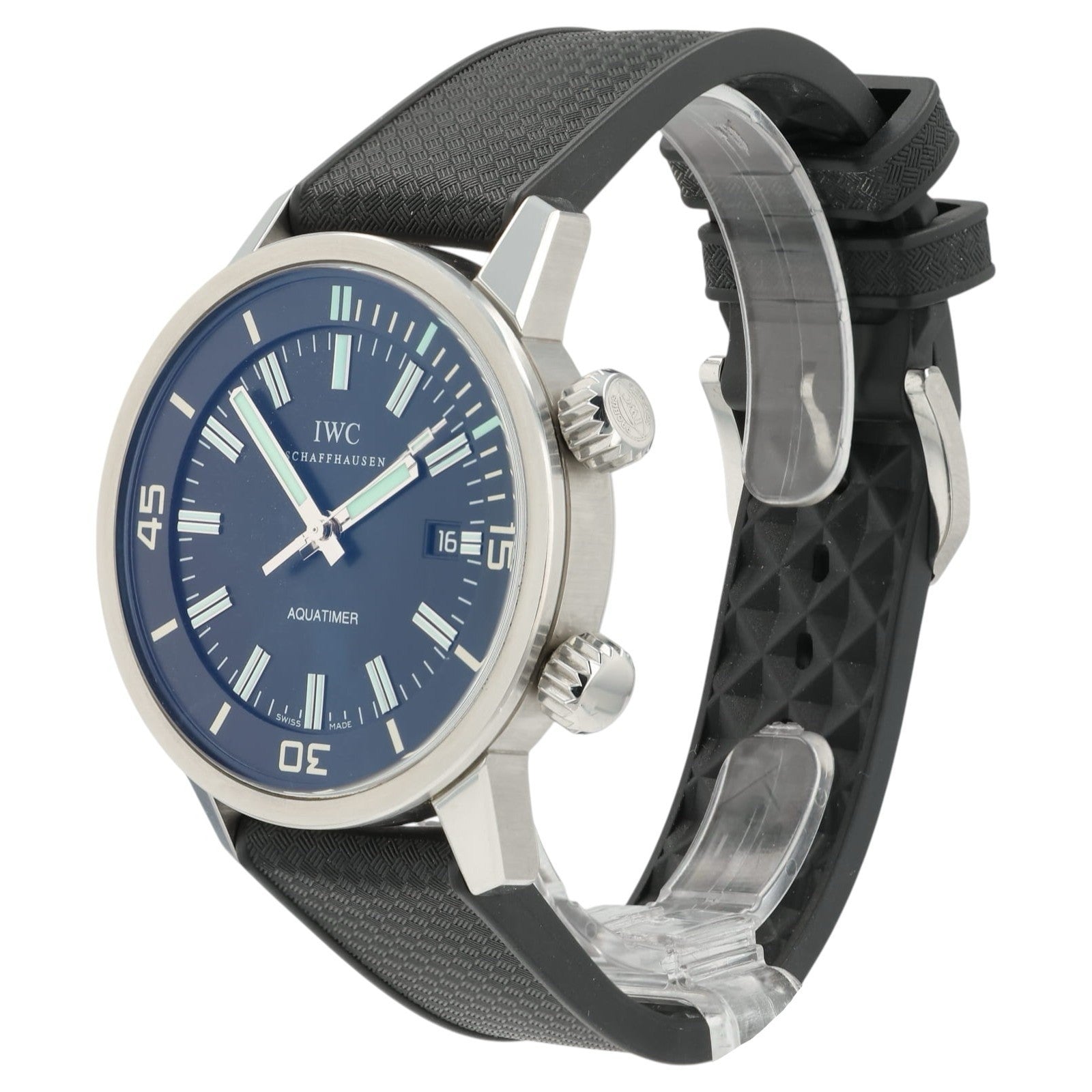 IWC Vintage Aquatimer Black Dial Stainless Steel 44mm Automatic Men’s IW323101