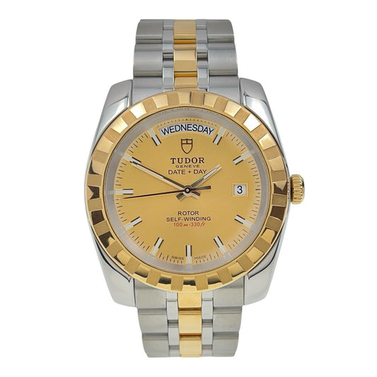 Tudor Classic Day Date Steel & Gold 41mm Automatic Men’s Watch 23013