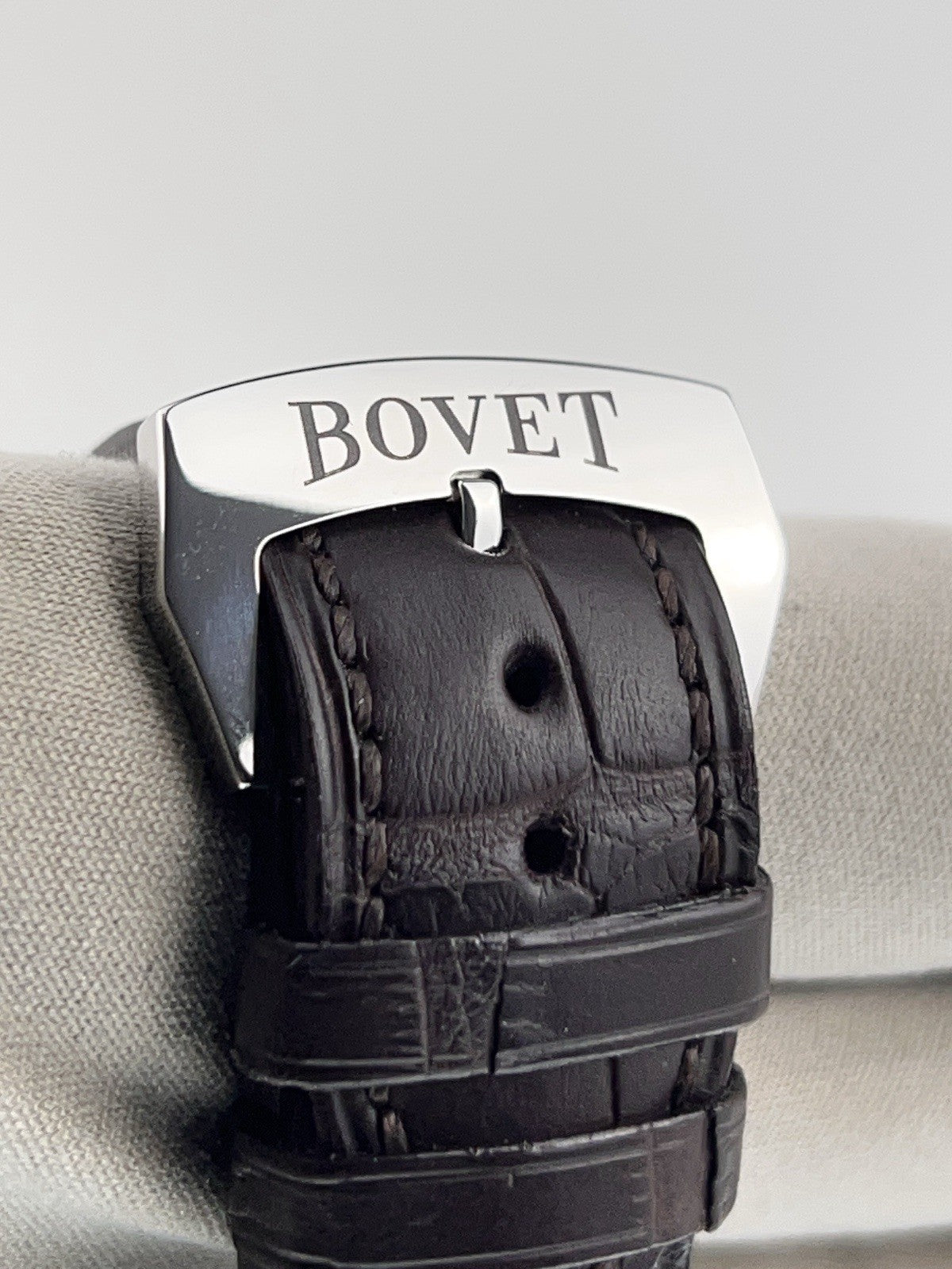 Bovet Sportster Triple Date Steel Silver Dial 40mm Automatic Men’s Watch QA0067