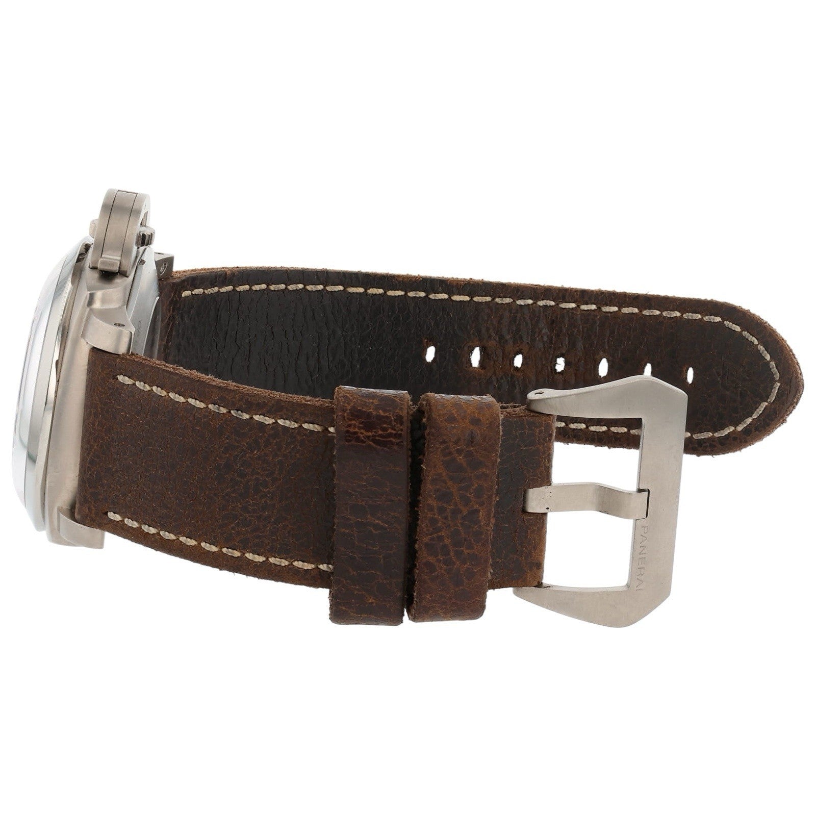 Panerai Luminor 8 Day Left Hand Black Dial Titanium Manual Winding 47mm PAM00368