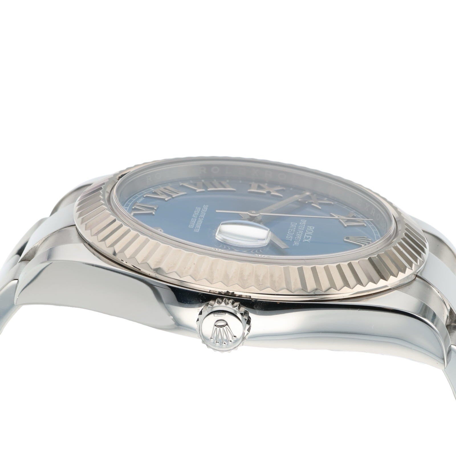 Rolex Datejust II Stainless Steel Blue Dial 41mm Automatic Mens Watch 116334