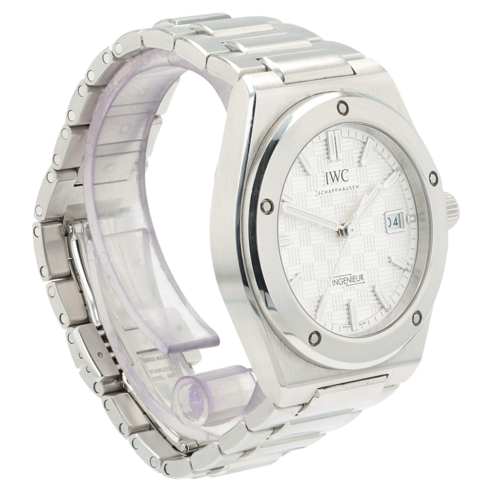 IWC Ingenieur White Dial Stainless Steel 40mm Automatic Men’s Watch IW328902