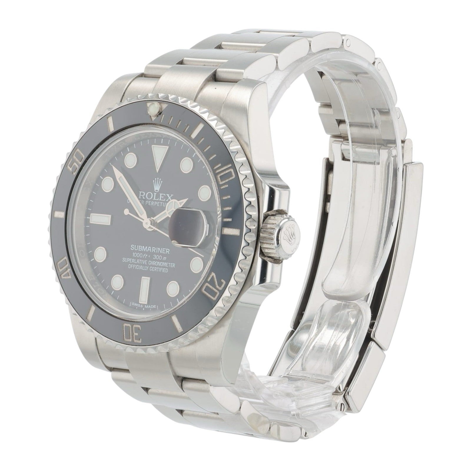 Rolex Submariner Date Stainless Steel Black Dial 40mm Automatic Men's 116610LN