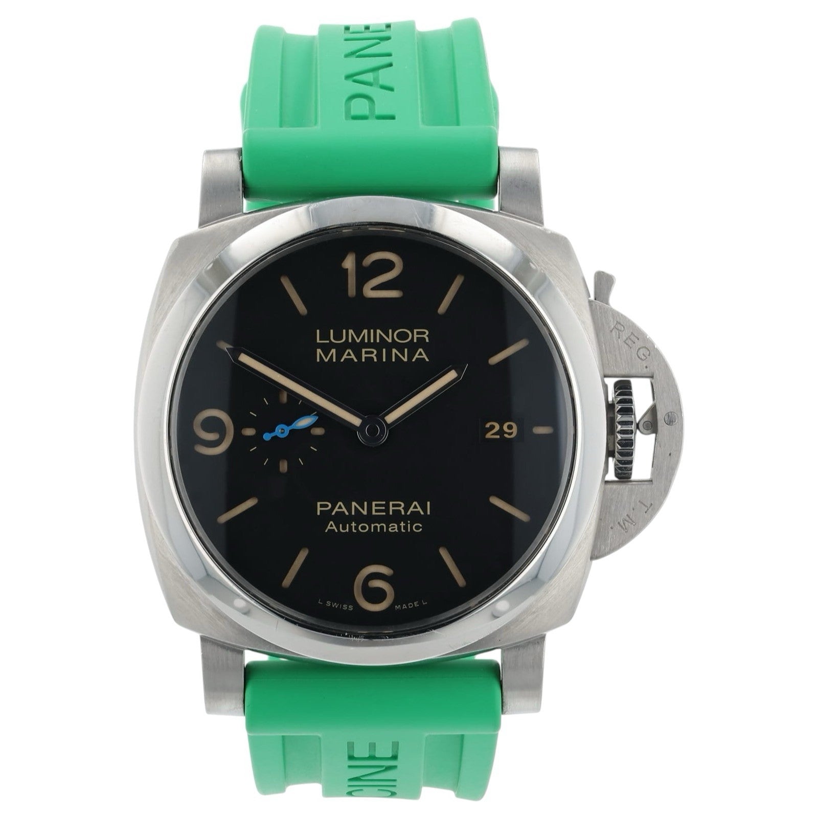 Panerai Luminor Marina Stainless Steel Black Dial 44mm Auto Mens Watch PAM01312