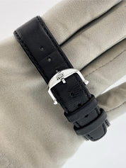 IWC Da Vinci Stainless Steel Black Dial 37mm Quartz Movement Mens IW372810