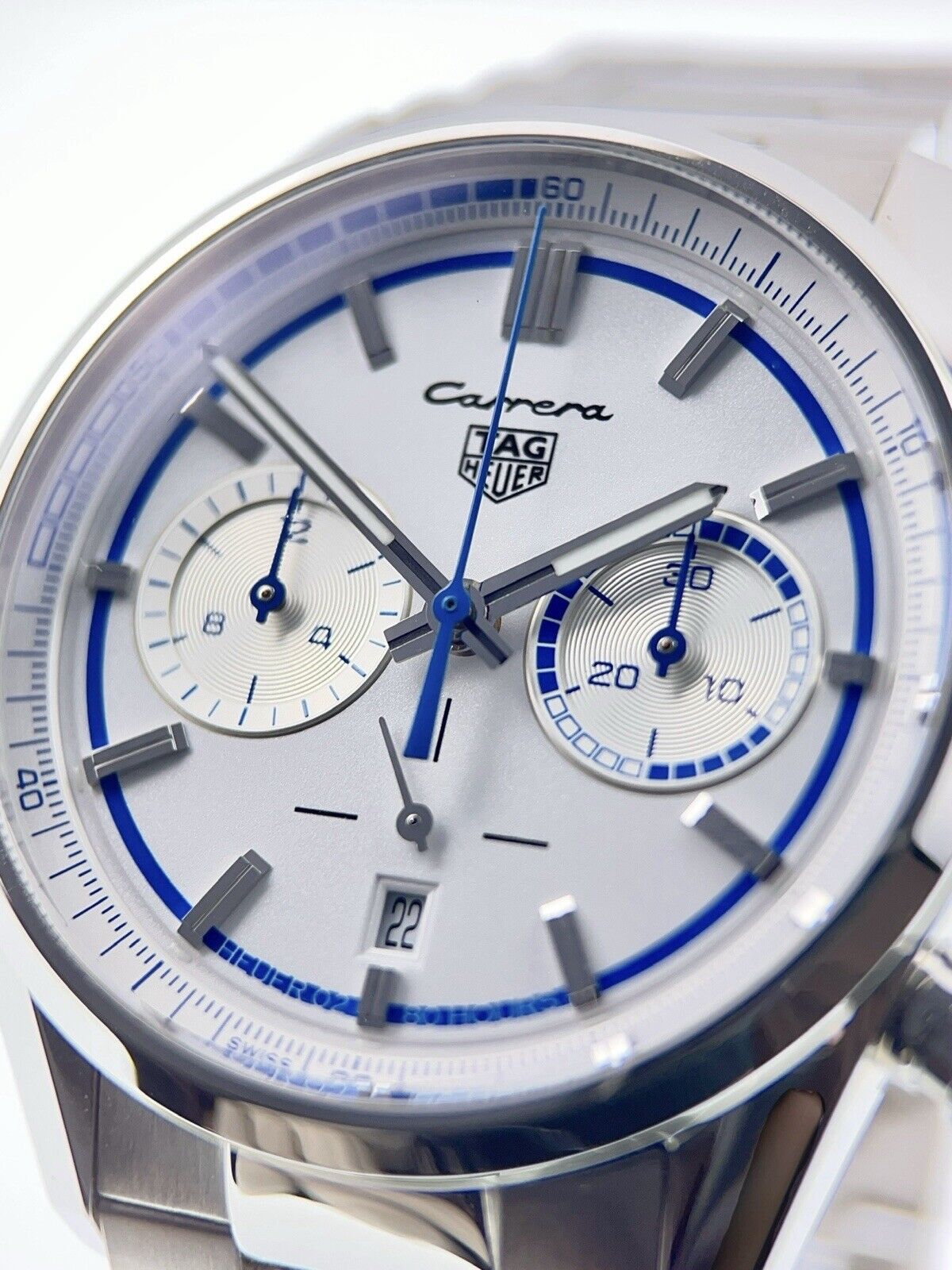 Tag Heuer Carrera Porsche Steel White Dial 42mm Automatic Movement Men’s CBN2016