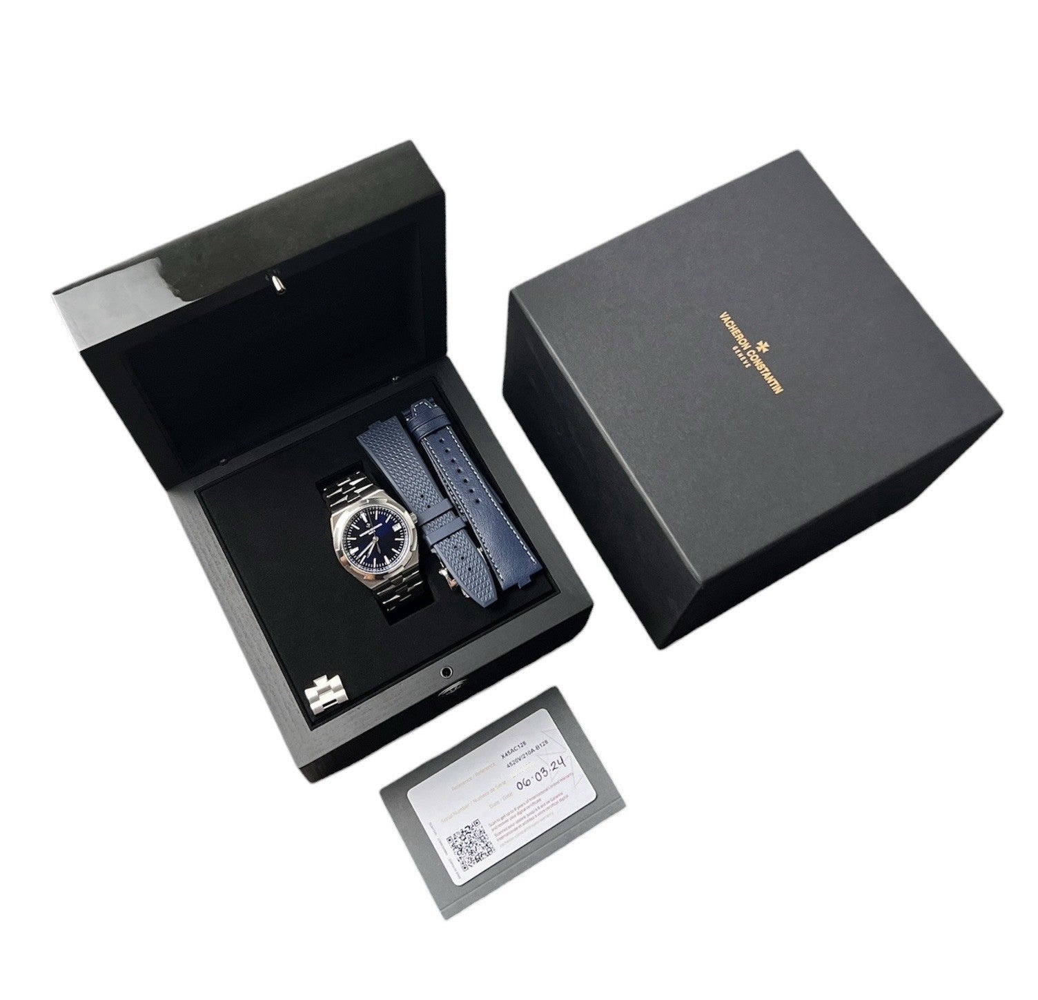 Vacheron Constantin Blue Dial Stainless Steel 41mm Automatic Men’s Watch 4520V
