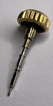 Genuine Rolex Yellow Gold Apx. 6mm 6 mm Watch Crown Part  Parts w/ Stem