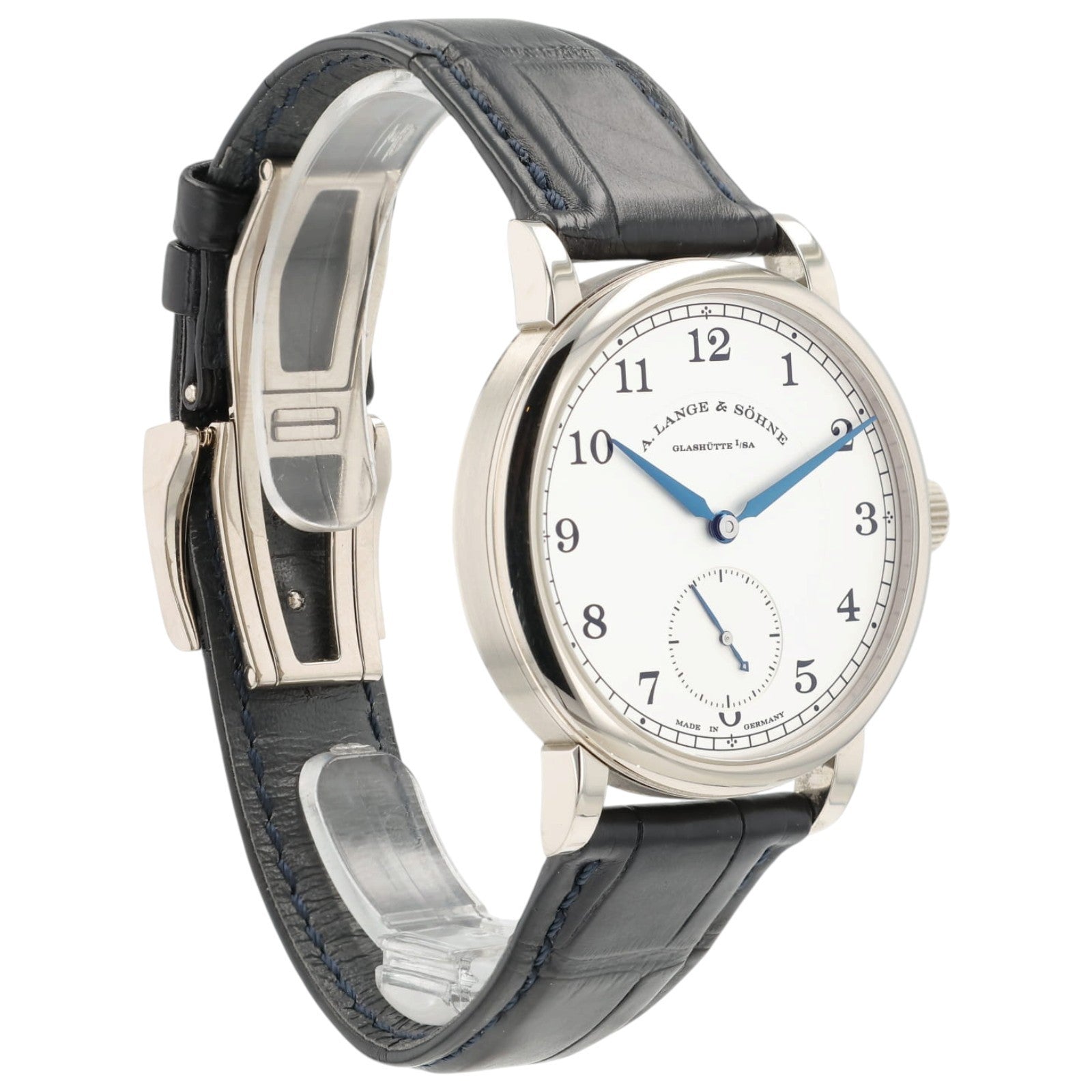A Lange and Sohne 1815 White Dial 18k White Gold 38mm Manual Mens Watch 235.026