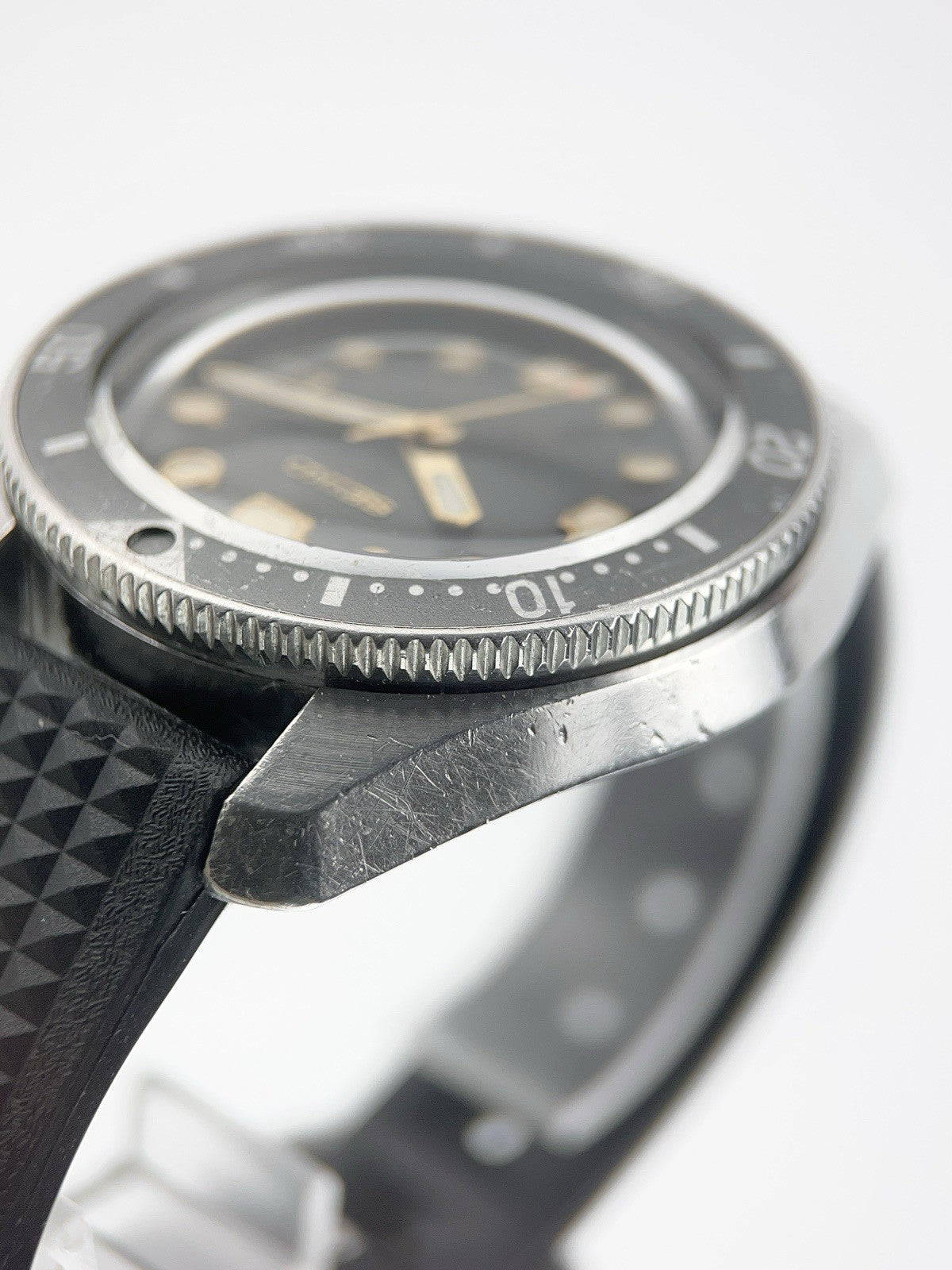 Seiko Automatic Diver 300M Black Dial Vintage Japan Watch 6215-7000