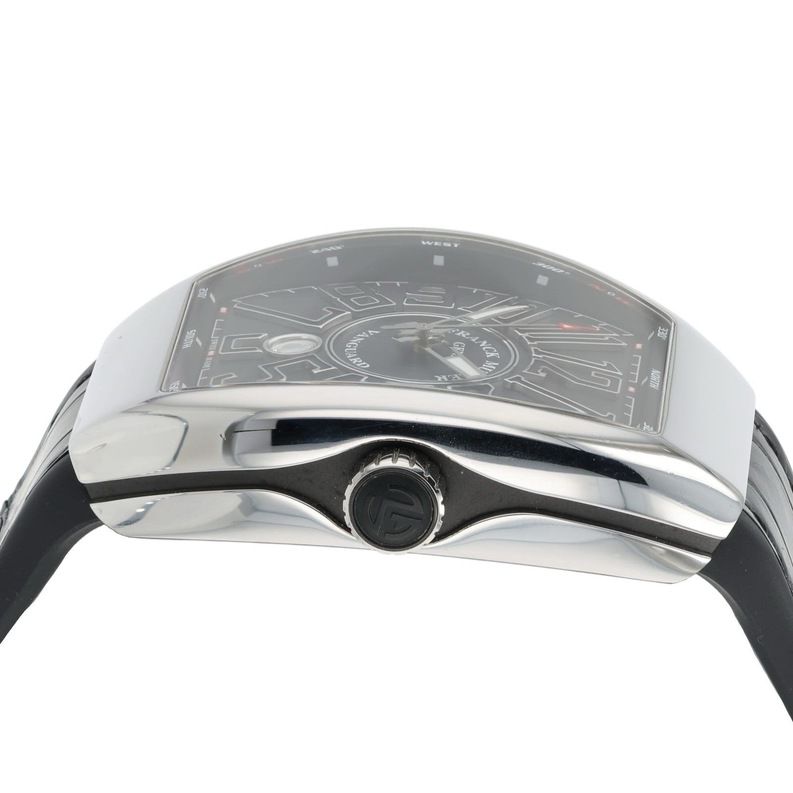 Franck Muller Vanguard Steel Black Dial 45mm Automatic Men’s Watch - Full Set