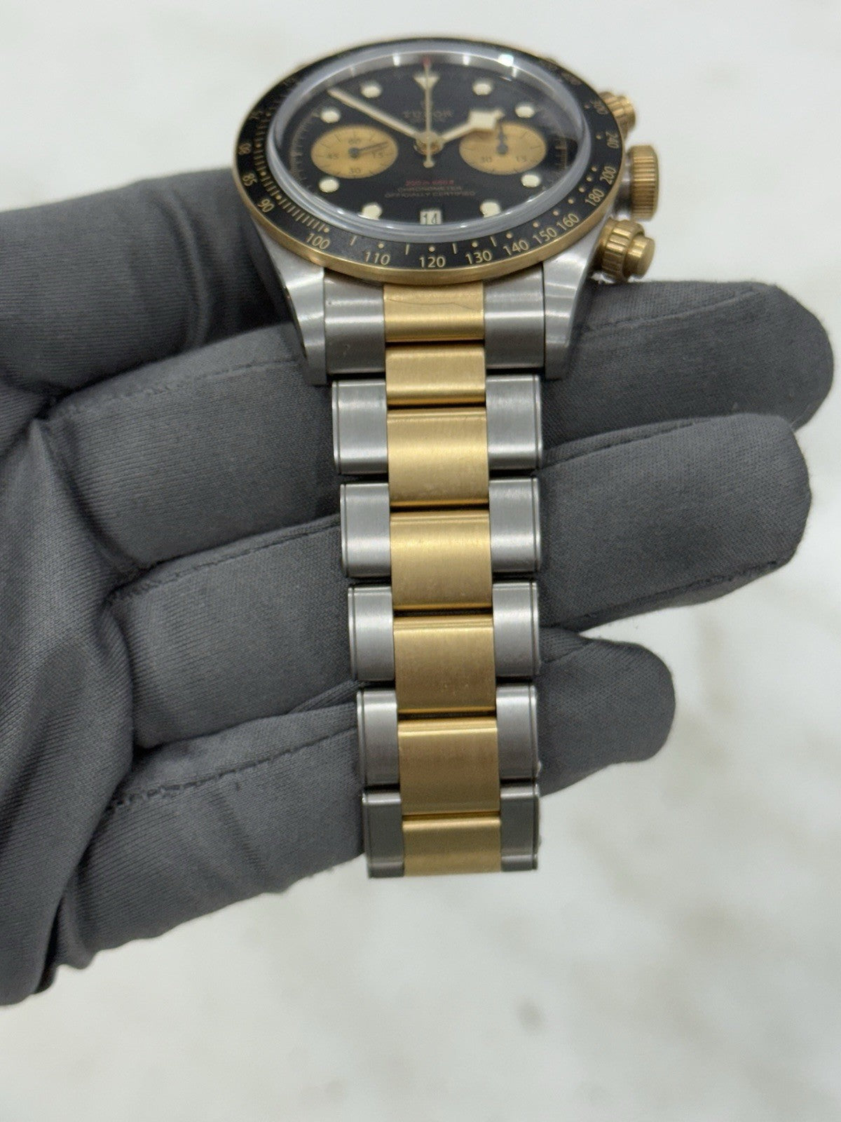 2024 Tudor Black Bay Chronograph S&G 41MM Two Tone Watch 79363N - Box/Papers