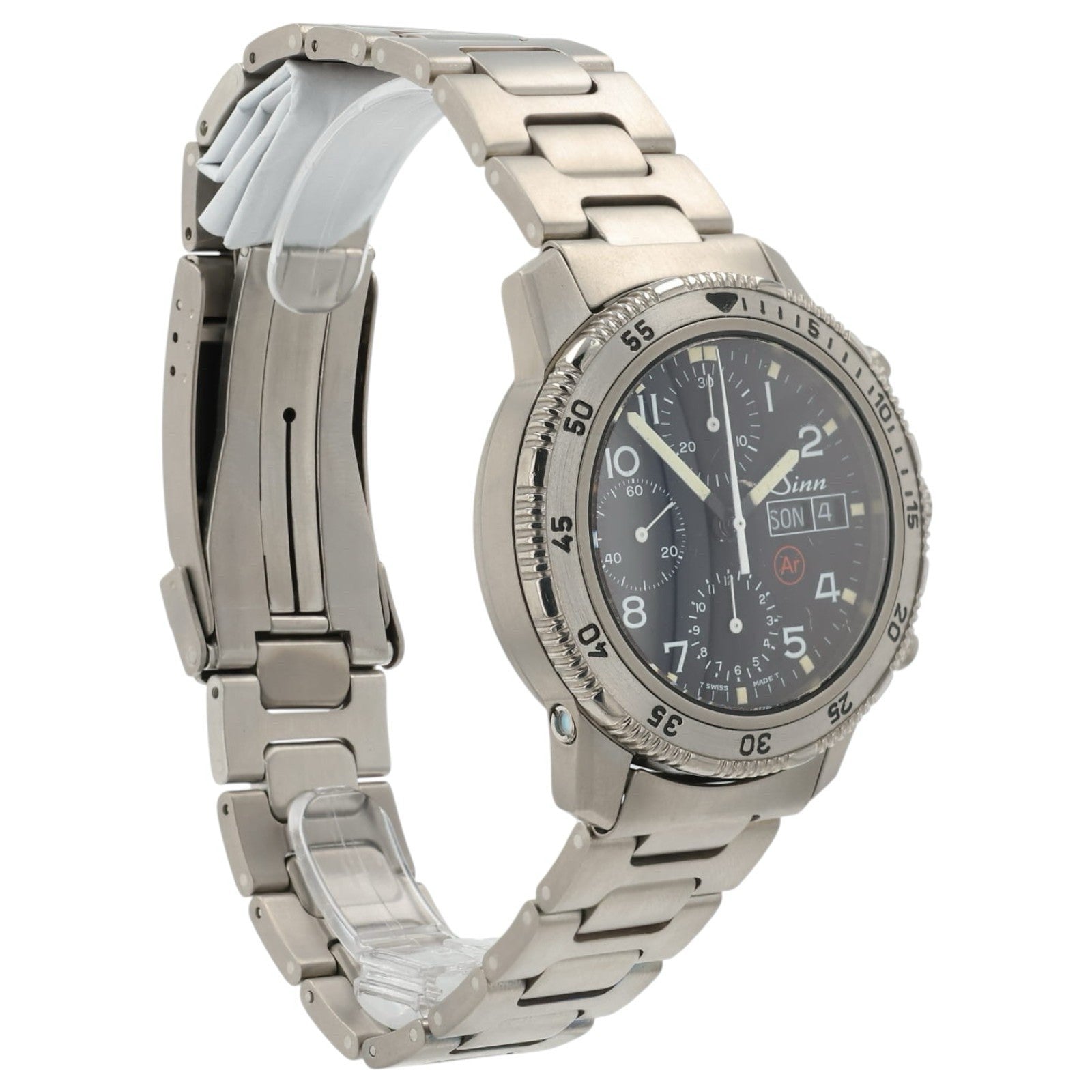 Sinn Chronograph Black Dial Titanium 41mm Automatic Movement Men’s Watch 103